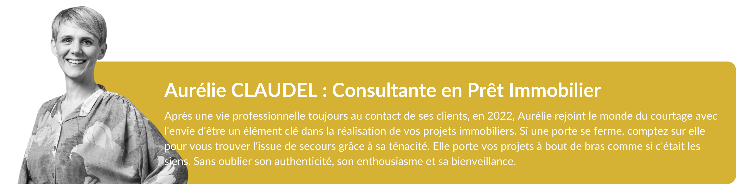 Aurélie CLAUDEL : Consultante en Prêt Immobilier - Financ'Est